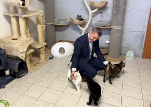 Náměstek primátora Aleš Boháč_setkání_útulek