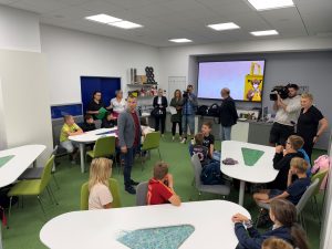 Zahájení školního roku v Centru odpadové výchovy OZO Ostrava za účasti náměstka primátora pro životní prostředí Aleše Boháče