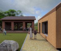 Hájenka Hošťálkovice_ vizualizace Kamil Mrva Architects, architektonická vize(3)